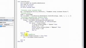 AutoCAD VBA. Изменение атрибутов блока