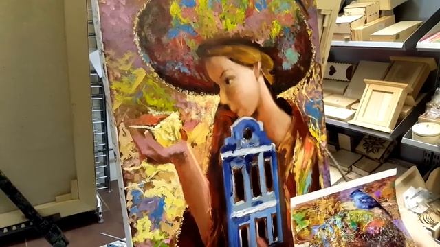 Как написать портрет маслом Мастер Класс Александра Южакова 1 смотреть онлайн