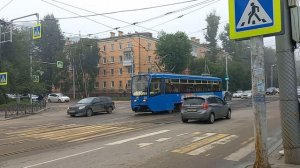 Трамвай 71-619А [№252] по 1 маршруту