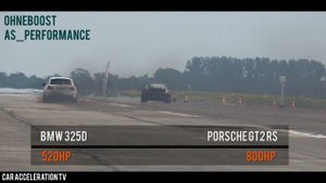 BMW 325d E91 Stage 3 Acceleration 0-260 - CRAZY DIESEL POWER