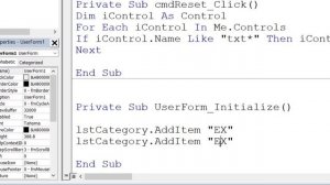 Excel vba   using ListBox in UserForm