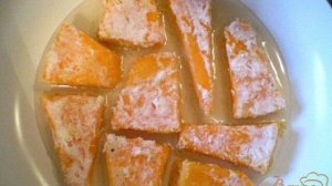 Жареная тыква с чесноком