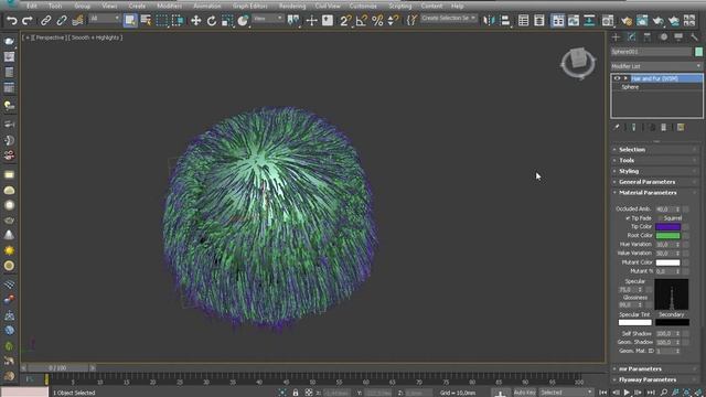 Уроки 3ds max. Волосы и шерсть. Hair and Fur смотреть онлайн