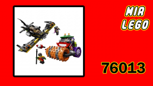 LEGO Бэтмен 76013 Джокер Паровой каток Скоростная сборка