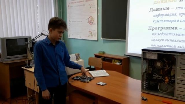 Урок информатики ""Устройство и назначение персонального компьютера. Виды компьютерной памяти" смотреть онлайн