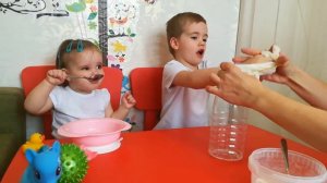 Эксперимент для детей с содой и уксусом