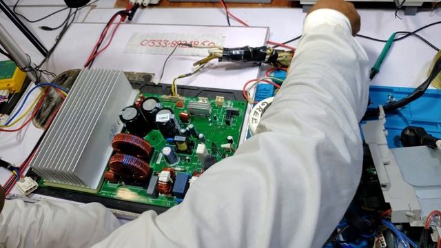 Gree DC inverter AC E6 error code AC PCB 2 ton# 383 смотреть онлайн