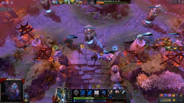 Dota 2 Dark Moon Event Zues Gameplay смотреть онлайн