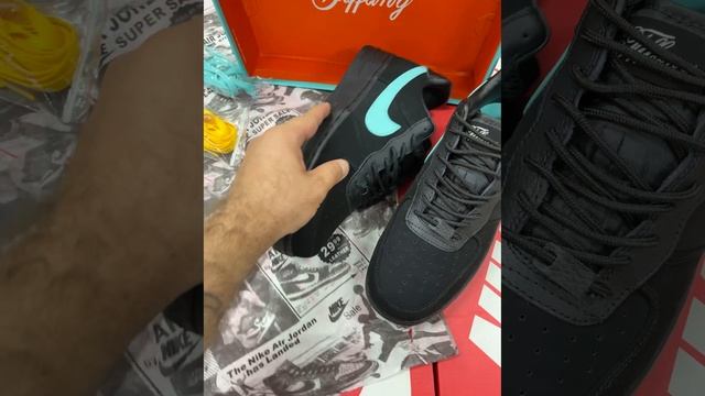 кроссовки Nike Air Force 1 low Tiffany Co смотреть онлайн