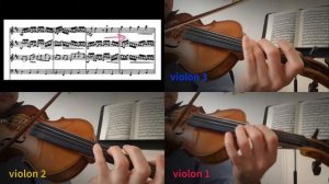 🎼🎶🎵How to play PACHELBEL'S CANON with 4 VIOLINS⚡