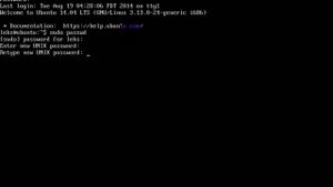 Ubuntu Server включаем root