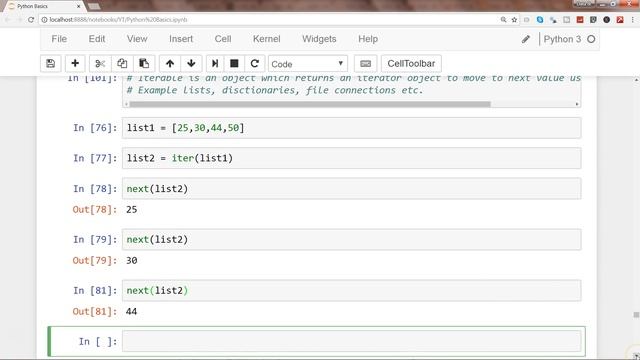 Python 3 Programming Tutorial | Python iterable and iterator objects with iter and next function
