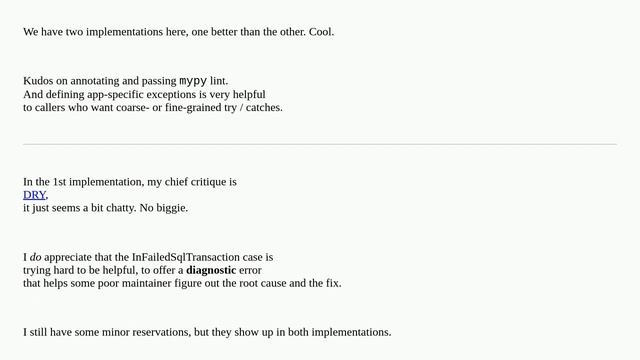 Codereview: Aggregating psycopg2 Errors under a Context Manager