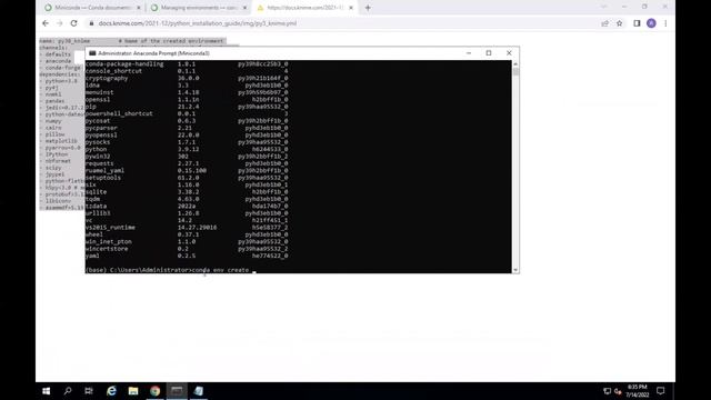KNIME Server Python Installation смотреть онлайн