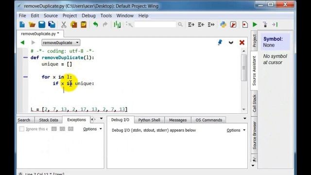 Supprimer les éléments dupliqués d'une liste en Python смотреть онлайн