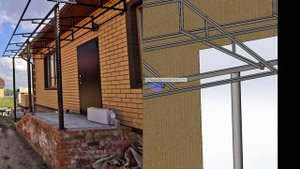 Навес над крыльцом