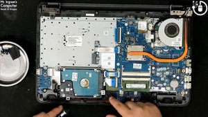 HP TPN-C126 Laptop teardown and  SSD upgrade