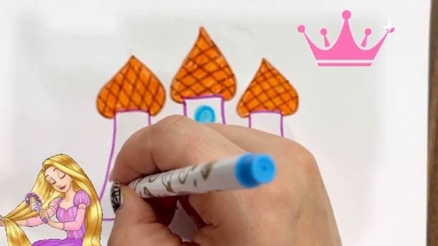 HOW TO DRAW CASTLE FOR A PRINCESS смотреть онлайн