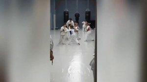 Сдача на пояс по карате киокушинкай