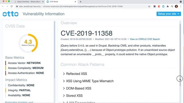 otto JavaScript Security tool: In-browser Content Security Policy testing developer tool