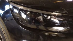 Volkswagen Tiguan тюнинг фар замена линз диодные линзы