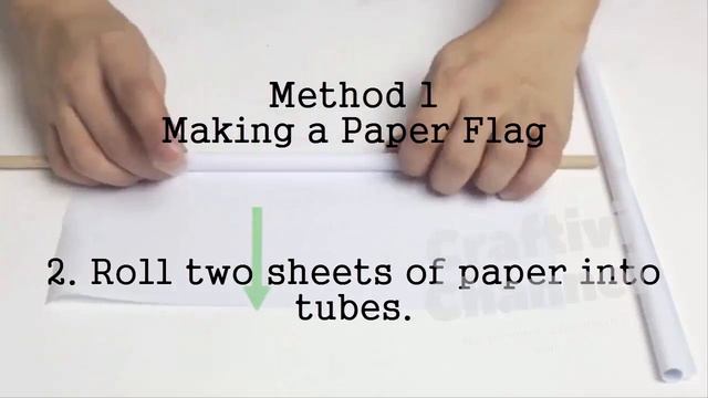 COOL! Making A Paper Flag  Make A Flag Craft Kids - CRAFTIVI