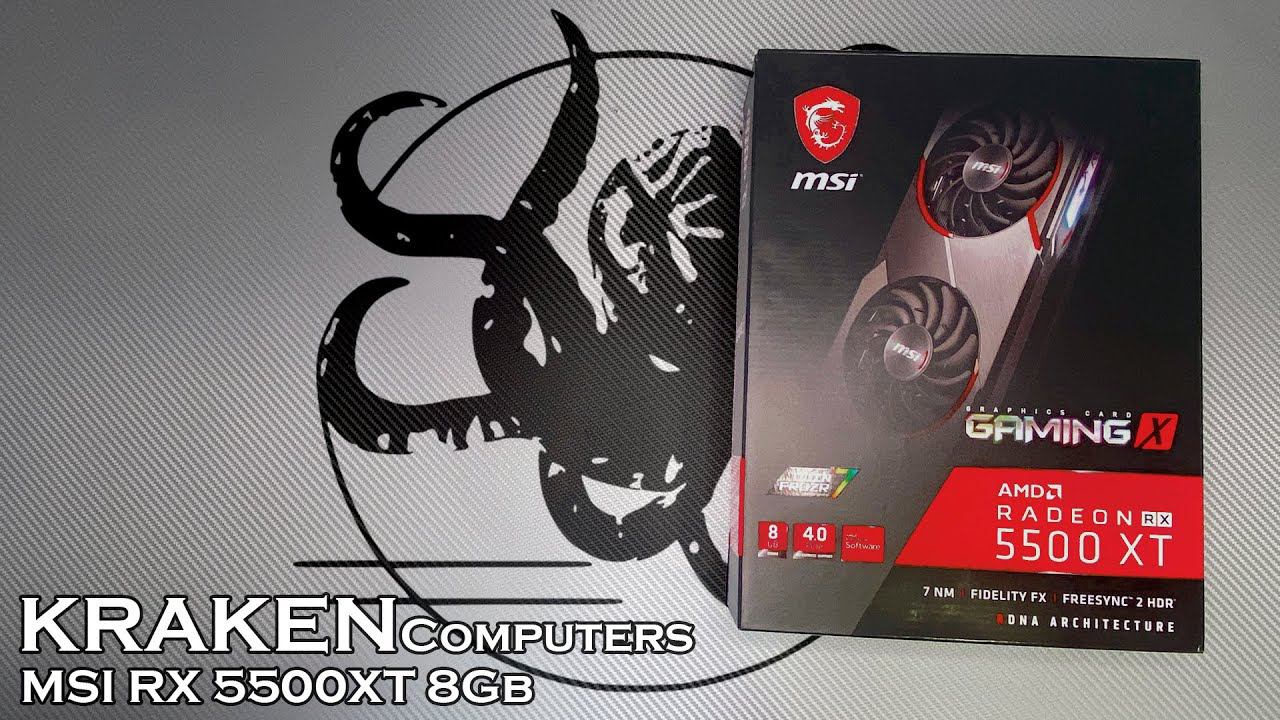 РАСПАКОВКА Radeon RX 5500 XT GAMING X 8Gb | ВИДЕОКАРТА ОТ MSI смотреть онлайн