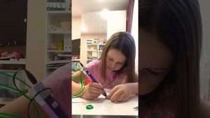 Кольцо из 3D ручки