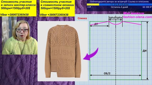 Свитер AMBUSH. Пэтчворк. Алена Никифорова