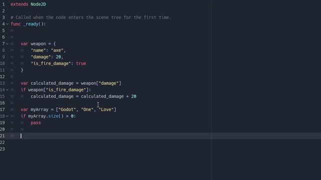 Условные операторы if, elif, else/ Введение в GDScript для начинающих/ Прожиточный минимум GDScript смотреть онлайн