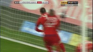 Боруссия М – Бавария – 3:1. Гол Рибери. Бундеслига. 15-й тур. 05.12.2015