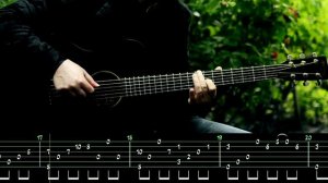 Kaer Morhen Theme (The Witcher 3: Wild Hunt) — Fingerstyle Guitar Lesson 【 TAB Tutorial 】