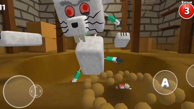 Прохождение босса гигантского дома в игре Super Bear Adventure смотреть онлайн