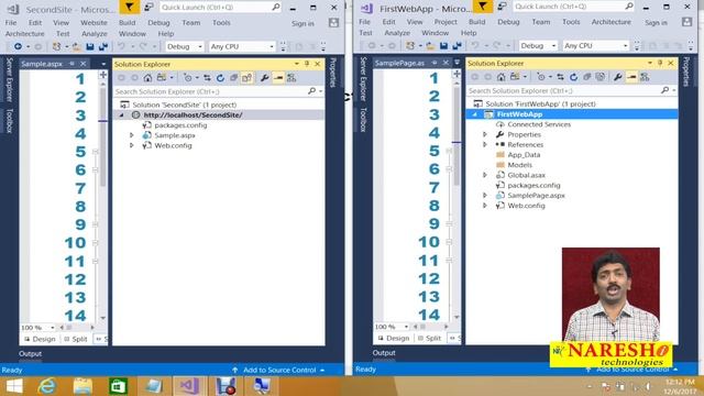 Differences between a Web Site Project and Web Application Project in ASP.NET | ASP.NET Tutorials смотреть онлайн