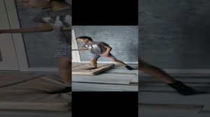 делать фляк назад на мате