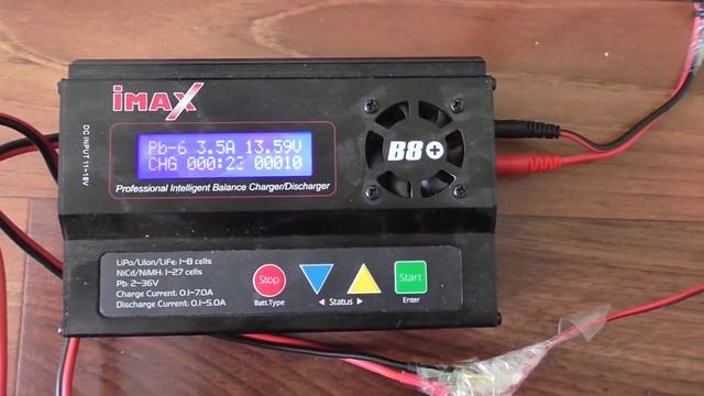 Зарядка автомобильного аккумулятора ЗУ Imax