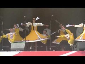 Русский народный танец По деревне мы ходили. Волжский государственный хор