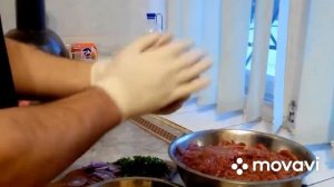 Люля кебаб . Как правильно лепить на шампур люля . Lula kebab. How to sculpt lula on a skewer