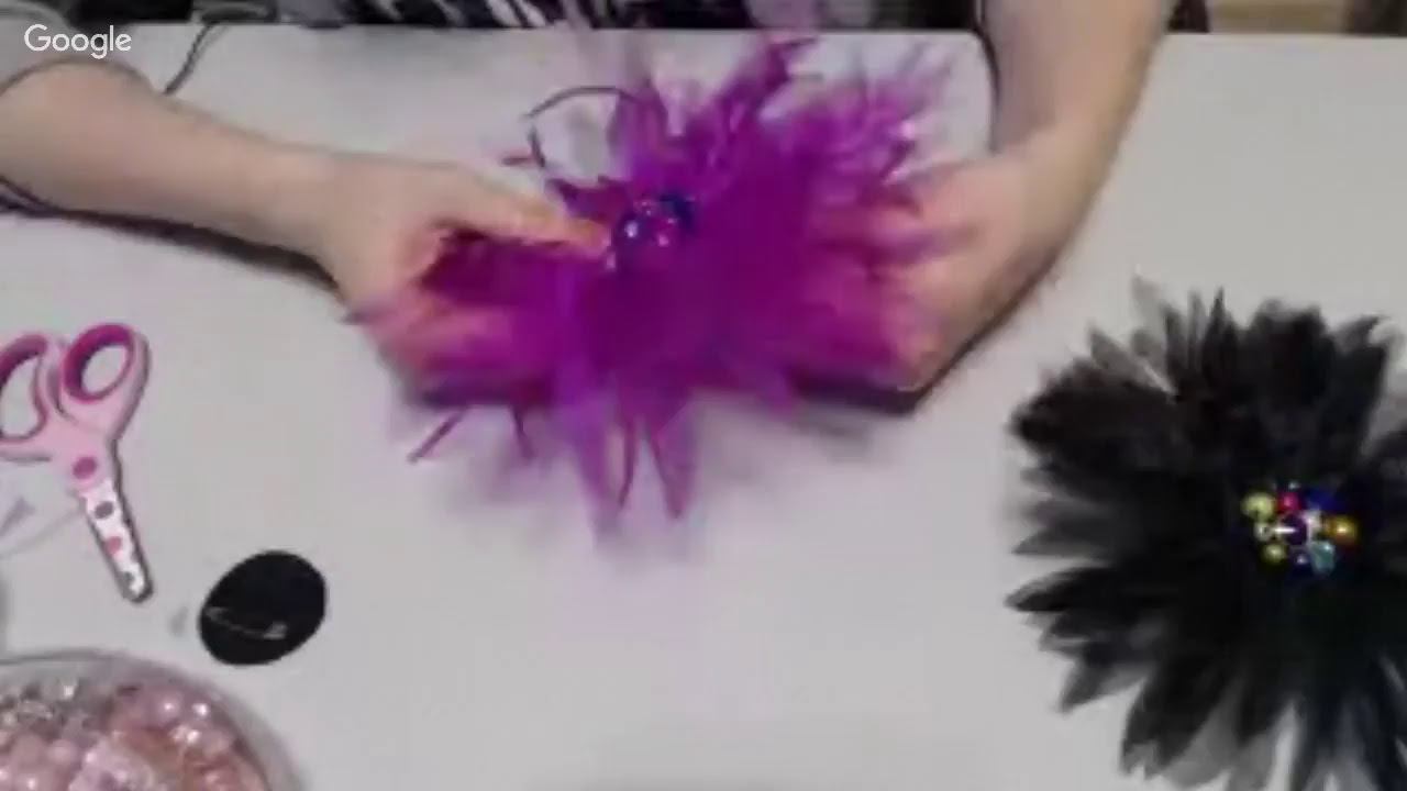 Мастер-класс по созданию брошки из органзы и бусин смотреть онлайн