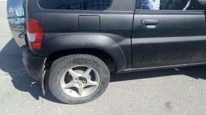 ПАДЖЕРО ИО. Пробуксовка со свистом. ( ШЛИФУЕТ).