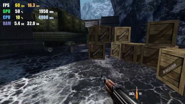 Xenia Master a6954ace | GoldenEye 007 XBLA 4K 60FPS UHD | Xbox 360 Emulator Gameplay