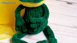 Амигуруми: схема Лягушка. Игрушки вязаные крючком - Free crochet patterns.