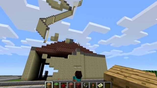 как очень быстро построить дом в Minecraft. смотреть онлайн