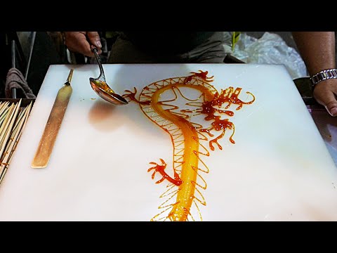 Сахарная картина - Китайский дракон