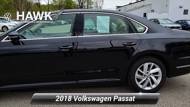 Used 2018 Volkswagen Passat 2.0T SE, Pittsburgh, PA VWP1907A смотреть онлайн