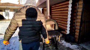 Обзор передвижной Русской печи!