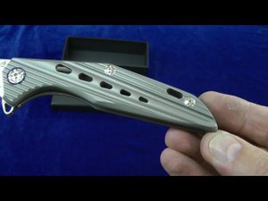 Складной нож из порошковой стали S390