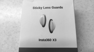 Protective lens sticker for Insta 360 x3