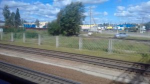 Поездка на скоростном электропоезде "Ласточка" ЭС2Г от Выборга до Санкт-Петербурга