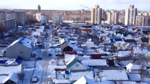 Липецк. Вид с Папина, д.8 на ЧС и Студгородок.